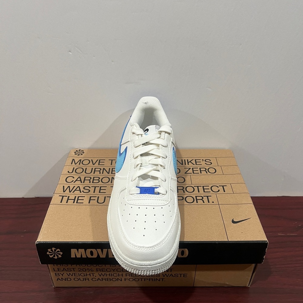 Nike, Air Force 1 LV8, DQ0359 100, White & Blue - Picture 6 of 13